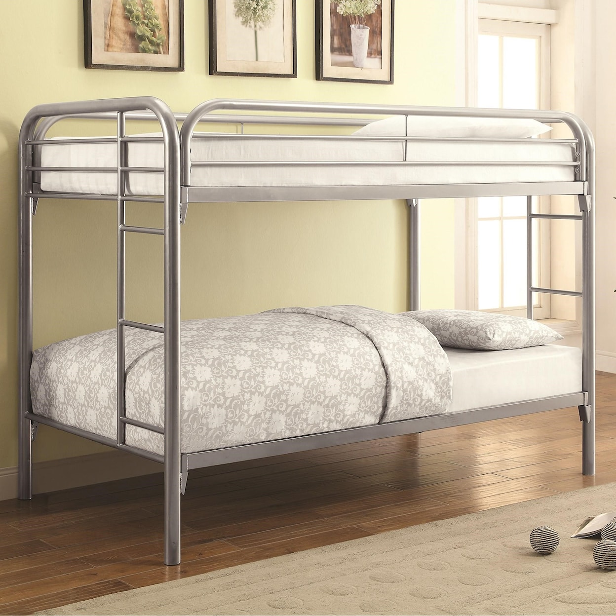 Coaster Metal Beds Twin Bunk Bed