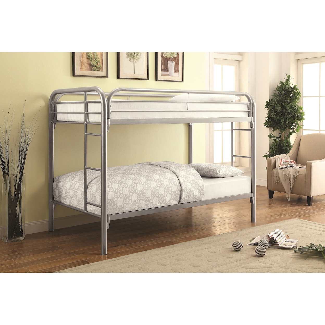 Michael Alan CSR Select Metal Beds Twin Bunk Bed