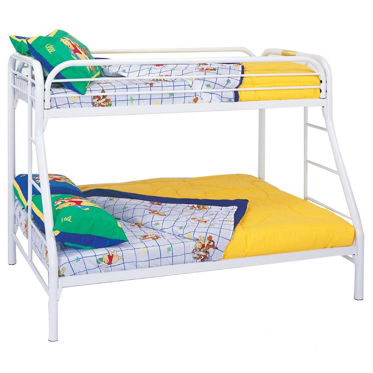 Coaster Metal Beds Twin Over Full Bunk Bed