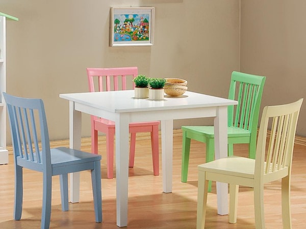 5 Piece Youth Table and Chair Set