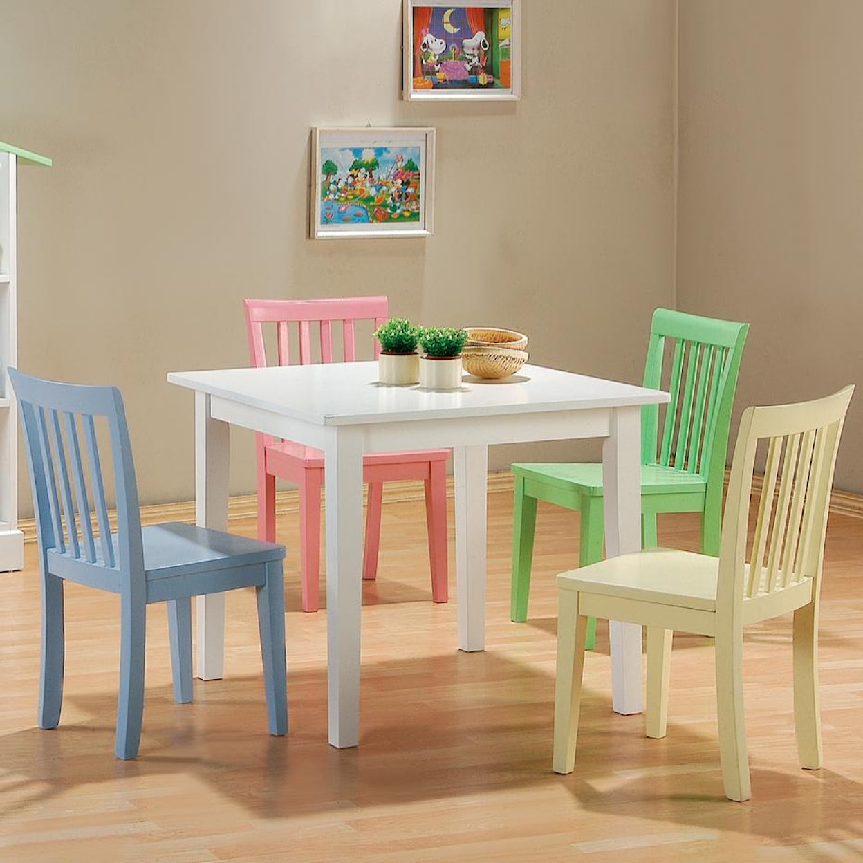 Coaster Kinzie 5 Piece Youth Table and Chair Set