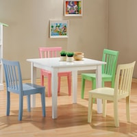 5 Piece Youth Table and Chair Set