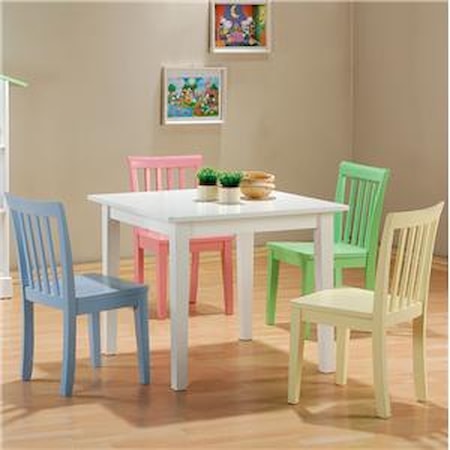 5 Piece Youth Table and Chair Set