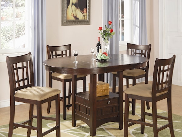 5 Piece Counter Table and Chair Set