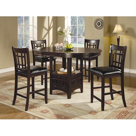 7 Piece Counter Table and Chair Set