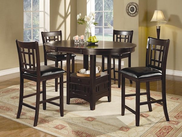 7 Piece Counter Table and Chair Set