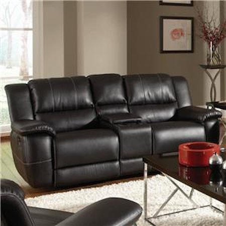 Dbl Reclining Gliding Loveseat w/ Console