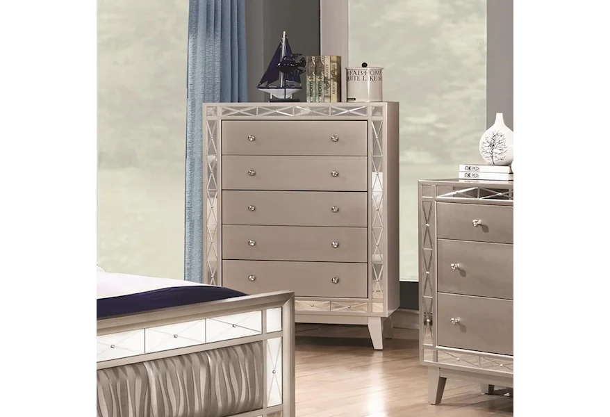 Leighton Chest by Coaster at Lapeer Furniture & Mattress Center