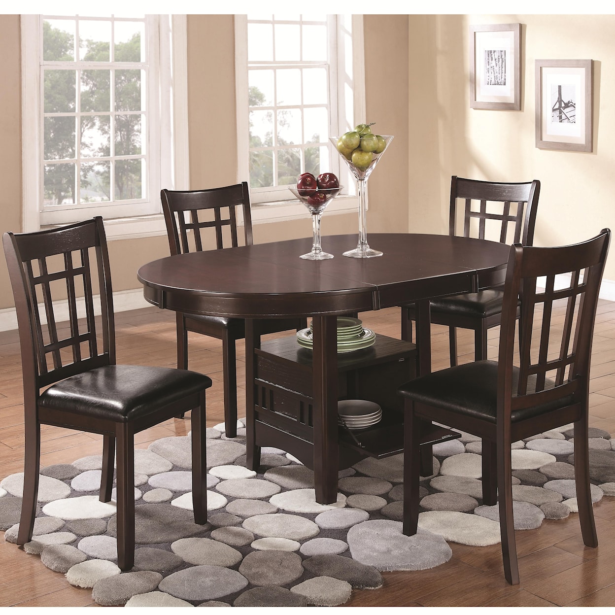 Coaster Lavon 5 Piece Dining Set