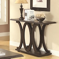 C-Shaped Sofa Table