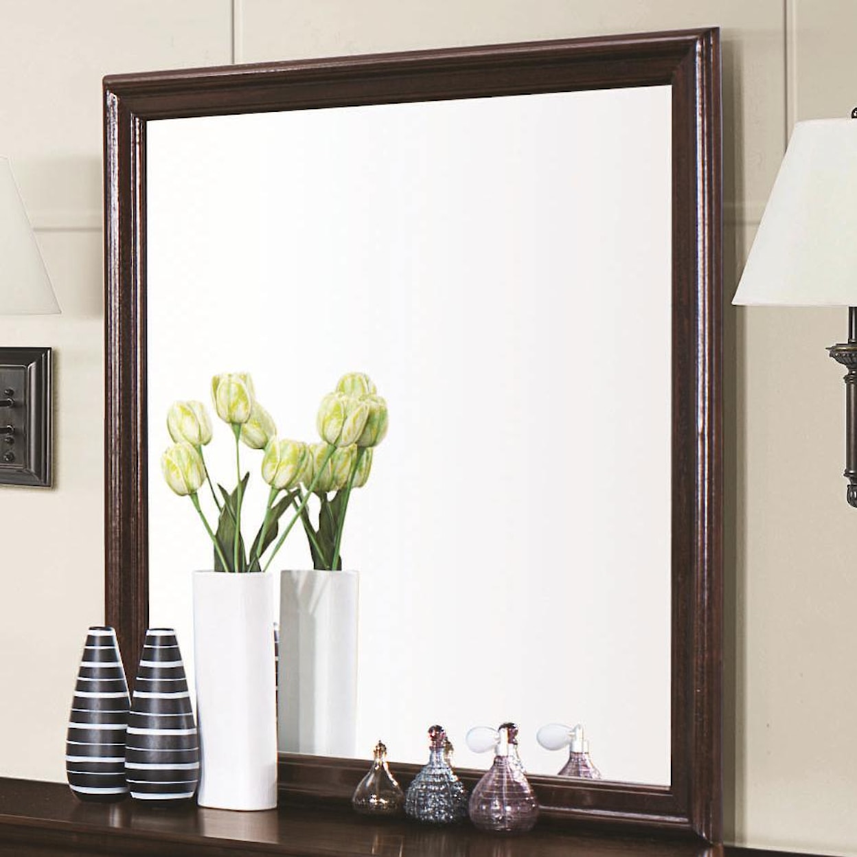 Michael Alan CSR Select Louis Philippe 202 Dresser & Mirror