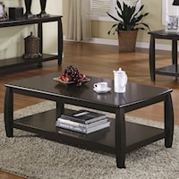 Coffee Table with 1 Shelf