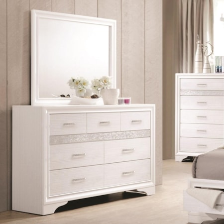 7 Drawer Dresser and Mirror