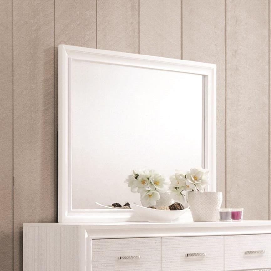 Mirror with Wood Frame