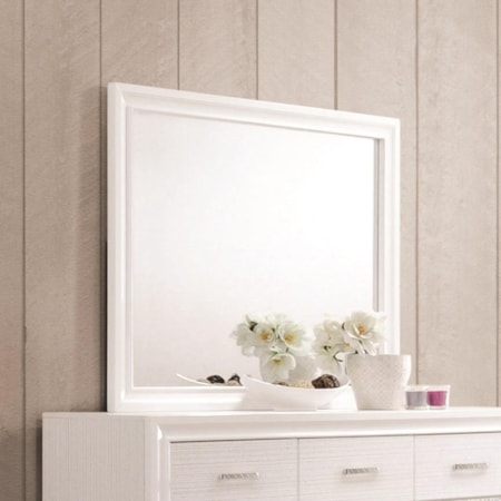 Mirror with Wood Frame