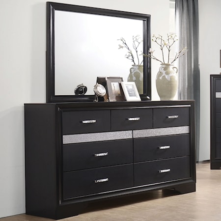 7 Drawer Dresser and Mirror