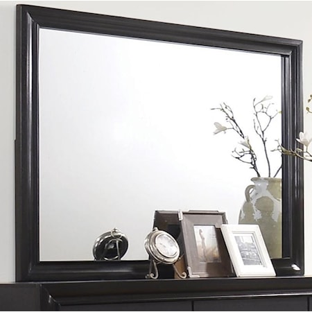 Mirror with Wood Frame