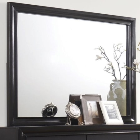 Mirror with Wood Frame