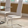 Coaster Modern Dining White Dining Chair