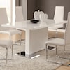 Coaster Modern Dining White Dining Table