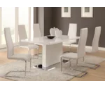 Coaster Modern Dining White Dining Table