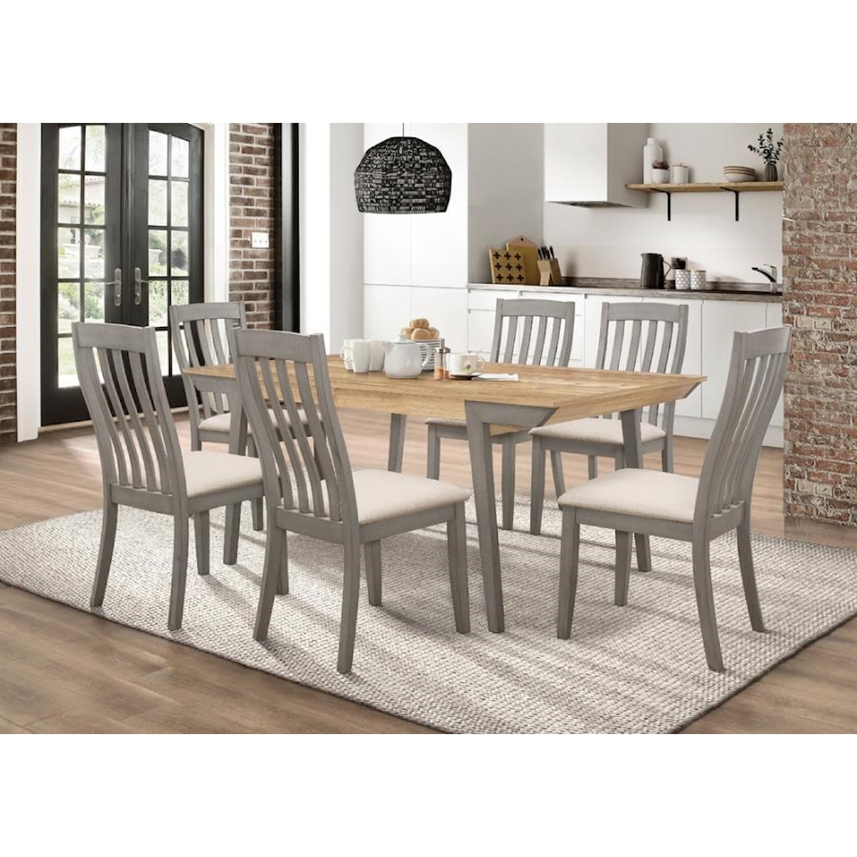 Coaster Nogales 7pc Dining Room Group