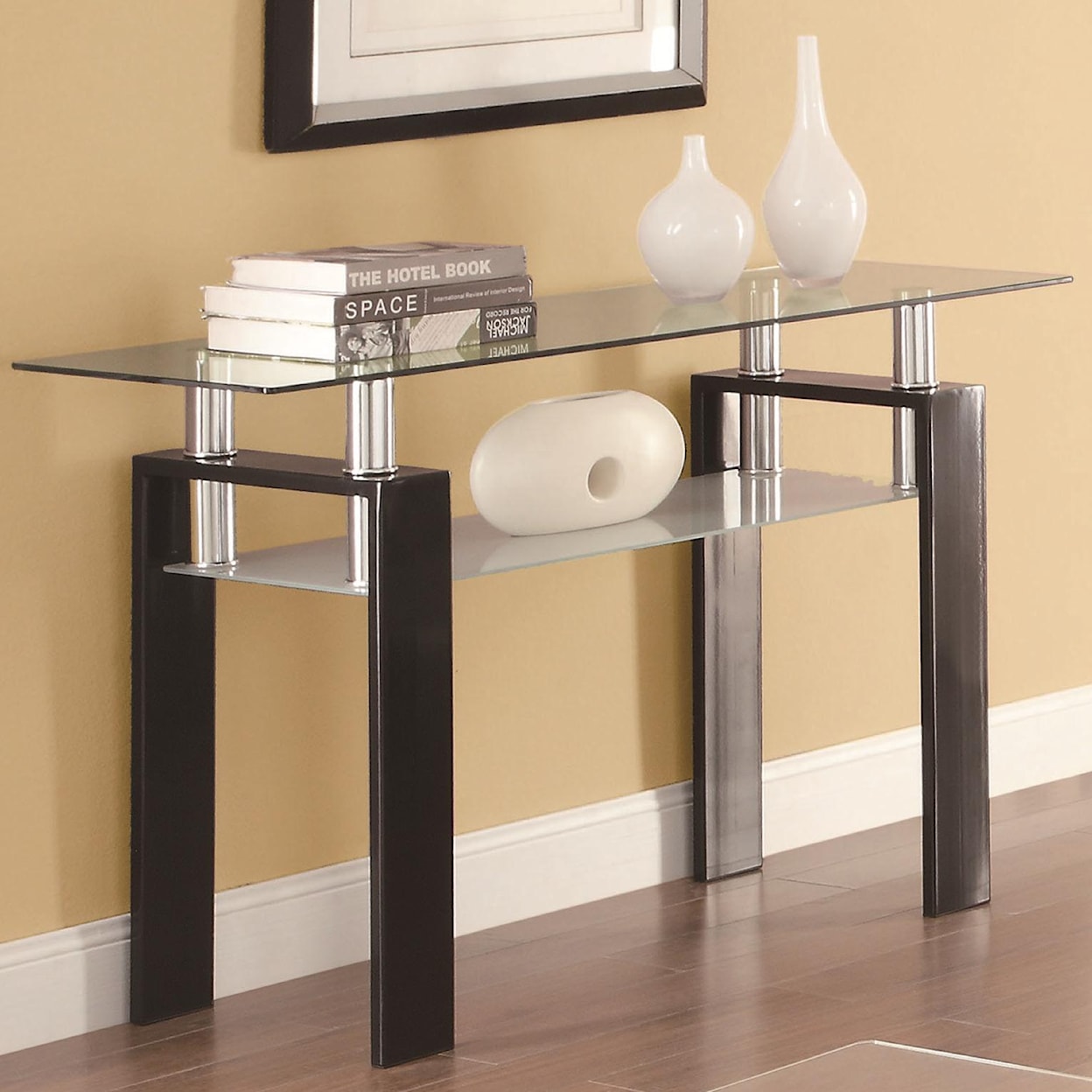 Coaster Occasional Group 702280 ACE BLACK SOFA TABLE |