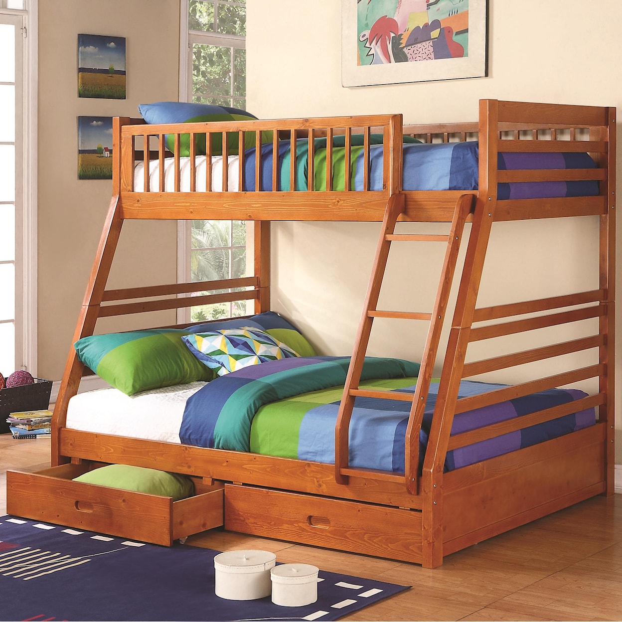 Coaster Ogletown Twin Over Full Bunk Bed