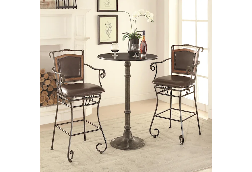 Oswego Pub Table Set by Coaster at Lapeer Furniture & Mattress Center