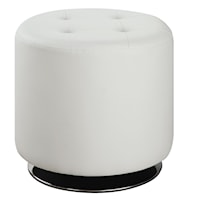 Contemporary Circular Ottoman