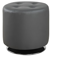 Contemporary Circular Ottoman