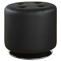 Contemporary Circular Ottoman