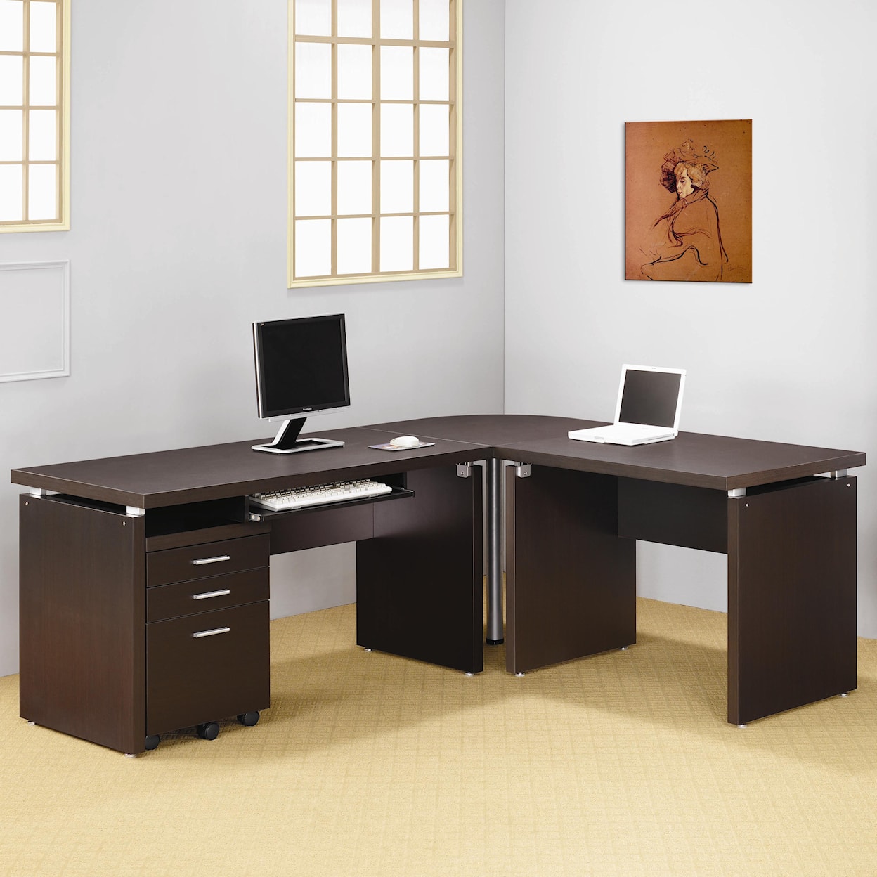 Michael Alan CSR Select Skylar L Shape Desk