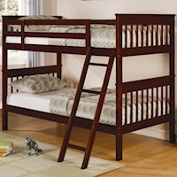 Twin Slat Bunk Bed