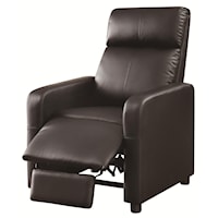 Theater Seating Push-Back Recliner with Contemporary Style