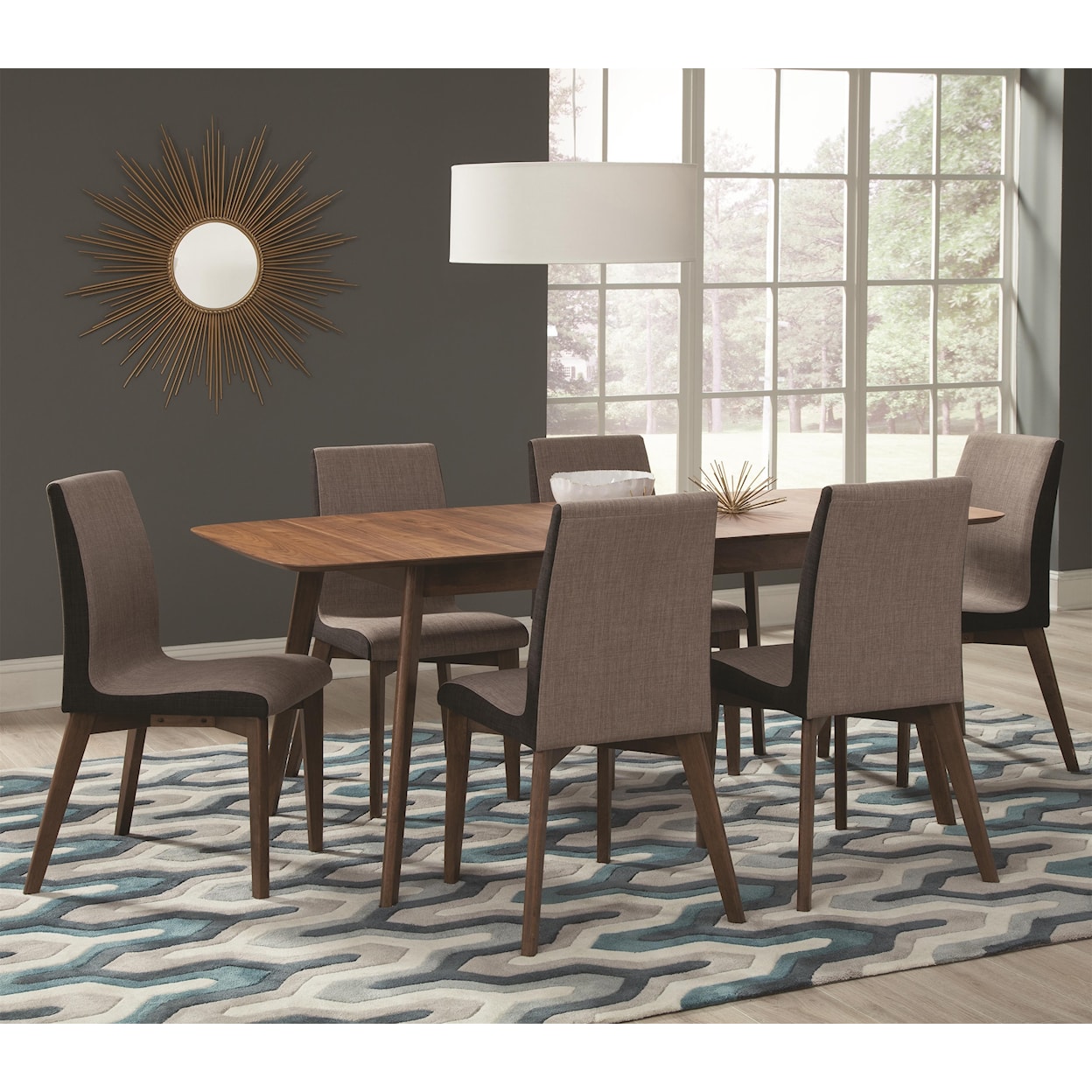 Coaster Redbridge 7 Piece Table & Chair Set