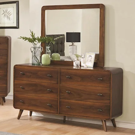 Dresser and Mirror Combo