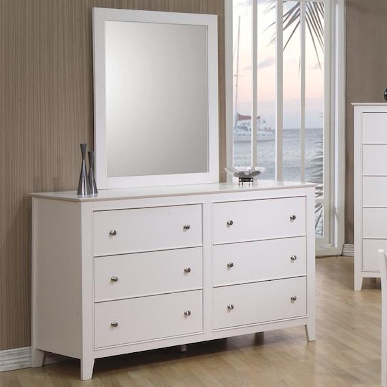 Coaster Selena Dresser and Mirror