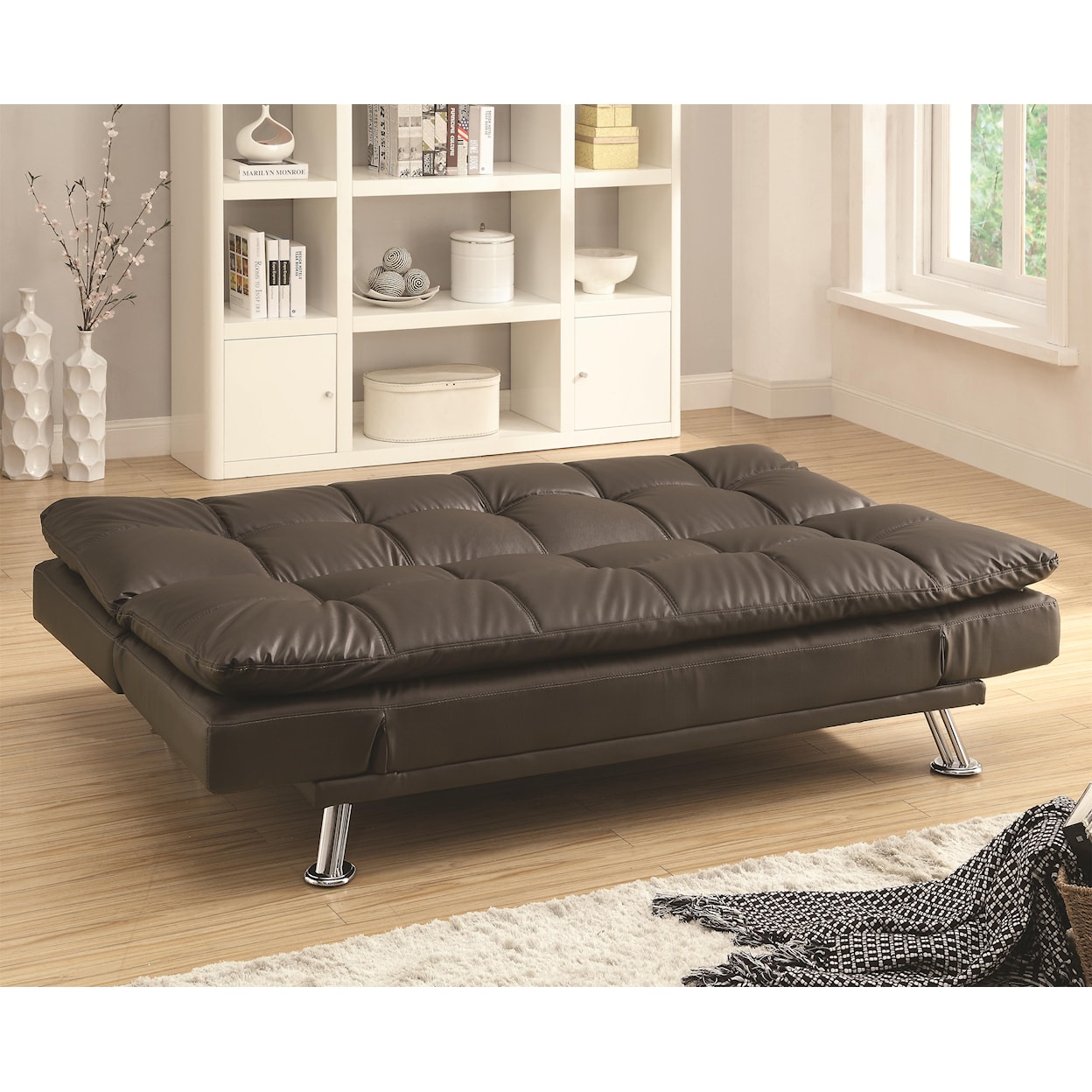 Coaster Dilleston Sofa Bed in Futon Style