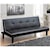 Coaster Sofa Beds and Futons Leatherette Sofa Bed Piping