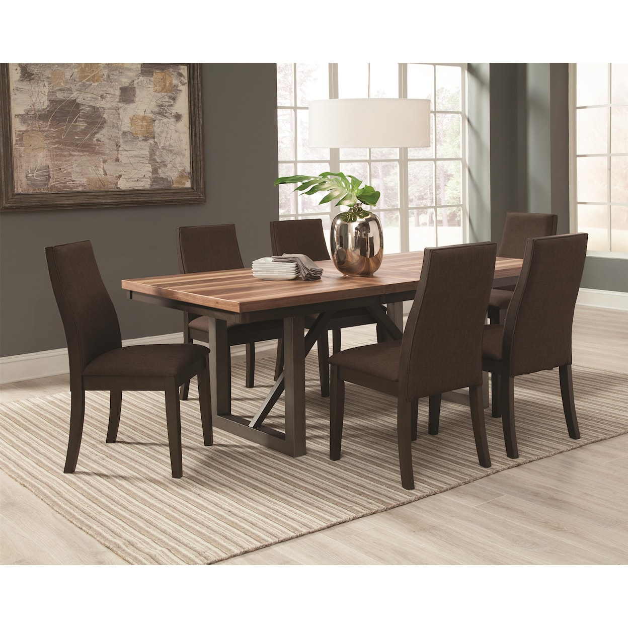 Michael Alan CSR Select Spring Creek 7 Piece Table and Chairs Set