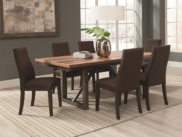 7 Piece Table and Chairs Set