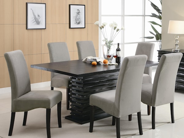 7 Piece Table and Chair Set