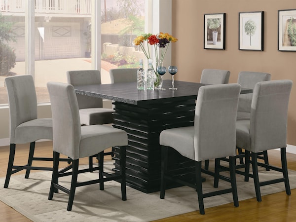 9 Piece Table and Chair Set