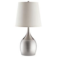 Modern Table Lamp with Color Block Style Base