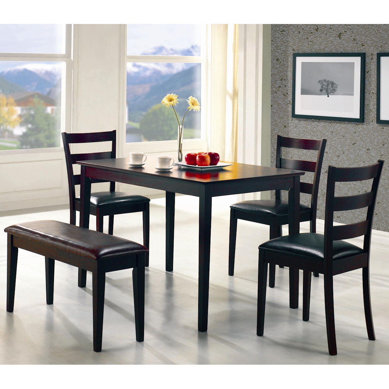 Coaster Taraval 5pc Dining Room Group