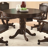 3-in-1 Round Pedestal Game Table