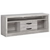 Coaster TV Stands DOUBLE DRAWER GREY TV CONSOLE |