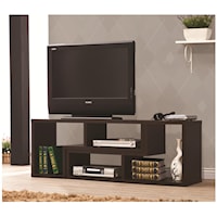 Convertible TV Console and Bookcase Combination