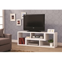 WHITE TV CONSOLE |